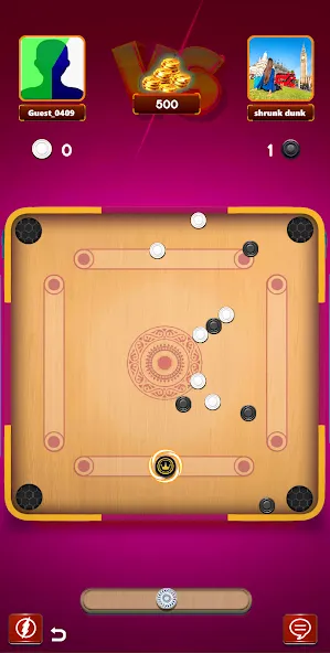 Взлом Carrom Board Clash : Pool game (Карром борд пул игра)  [МОД Menu] — стабильная версия apk на Андроид screen 3