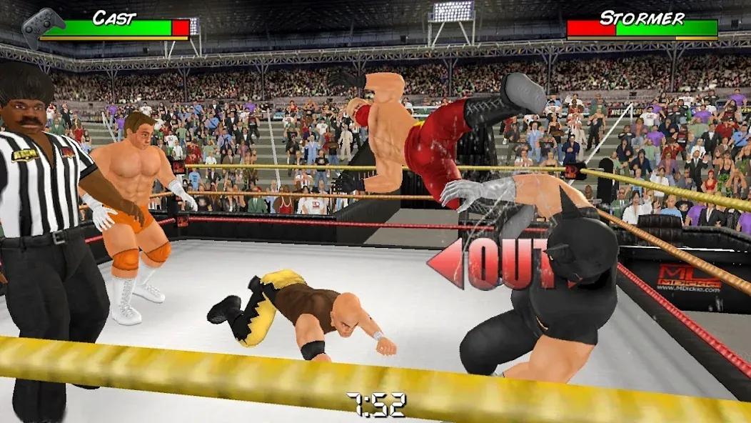 Взломанная Wrestling Empire (Рестлинг Импайр)  [МОД Меню] — последняя версия apk на Андроид screen 1