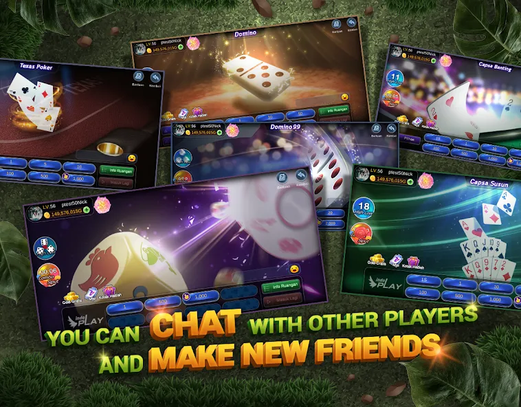 Взломанная Indoplay-Capsa Domino QQ Poker (Индоплэй)  [МОД Много денег] — полная версия apk на Андроид screen 5