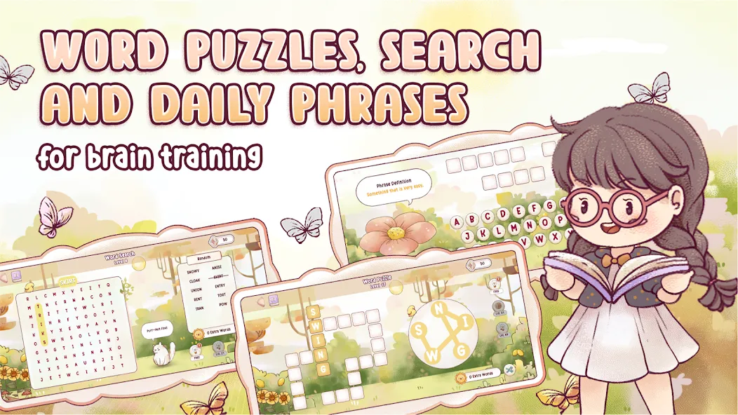 Скачать взломанную Ryahs Rhythm: Crossword Puzzle (Райяс Ритм)  [МОД Много монет] — полная версия apk на Андроид screen 1