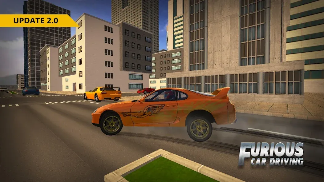 Взлом Furious Car Driving 2023 (Фьюриас Кар Драйвинг 2022)  [МОД Unlimited Money] — стабильная версия apk на Андроид screen 2