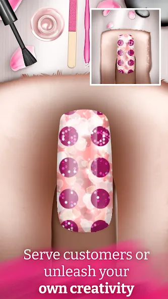 Скачать взлом Nail Art Fashion Salon Game  [МОД Все открыто] — стабильная версия apk на Андроид screen 3