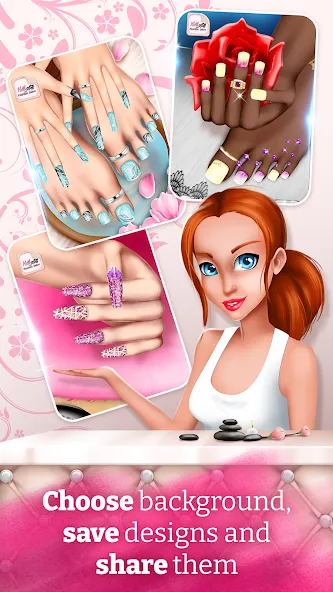 Скачать взлом Nail Art Fashion Salon Game  [МОД Все открыто] — стабильная версия apk на Андроид screen 5