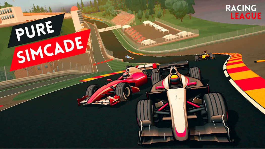 Скачать взлом Racing League: 3D Race Offline (Рейсинг Лига)  [МОД Mega Pack] — стабильная версия apk на Андроид screen 1