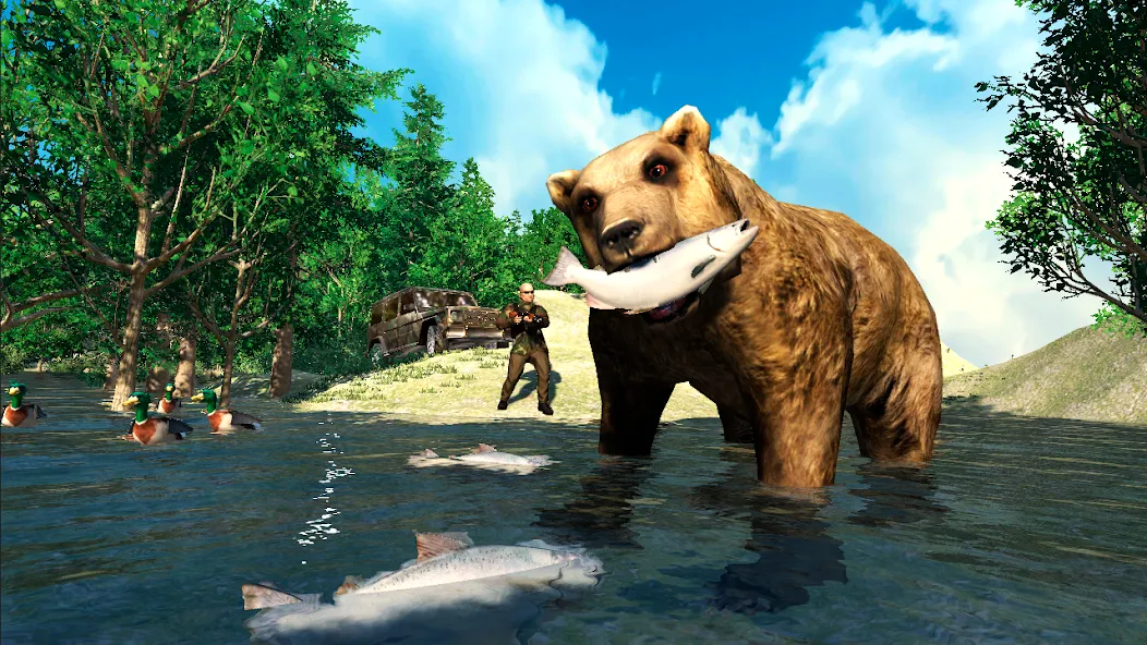 Скачать взлом Hunting Simulator 4×4  [МОД Все открыто] — последняя версия apk на Андроид screen 3