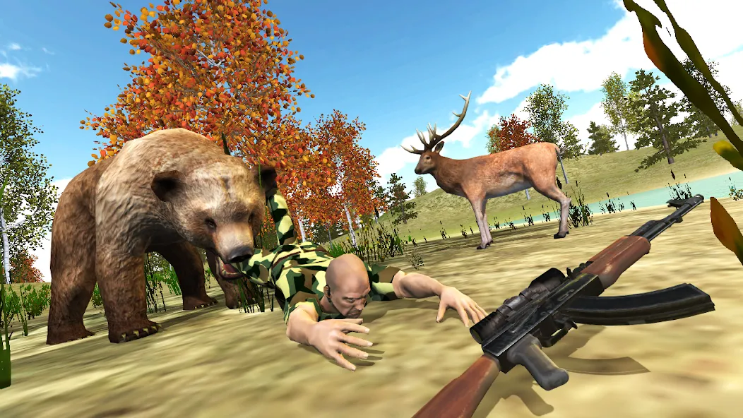 Скачать взлом Hunting Simulator 4×4  [МОД Все открыто] — последняя версия apk на Андроид screen 4