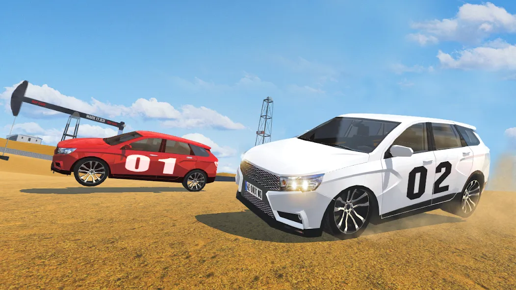 Взломанная Russian Cars: VestaSW  [МОД Mega Pack] — полная версия apk на Андроид screen 5