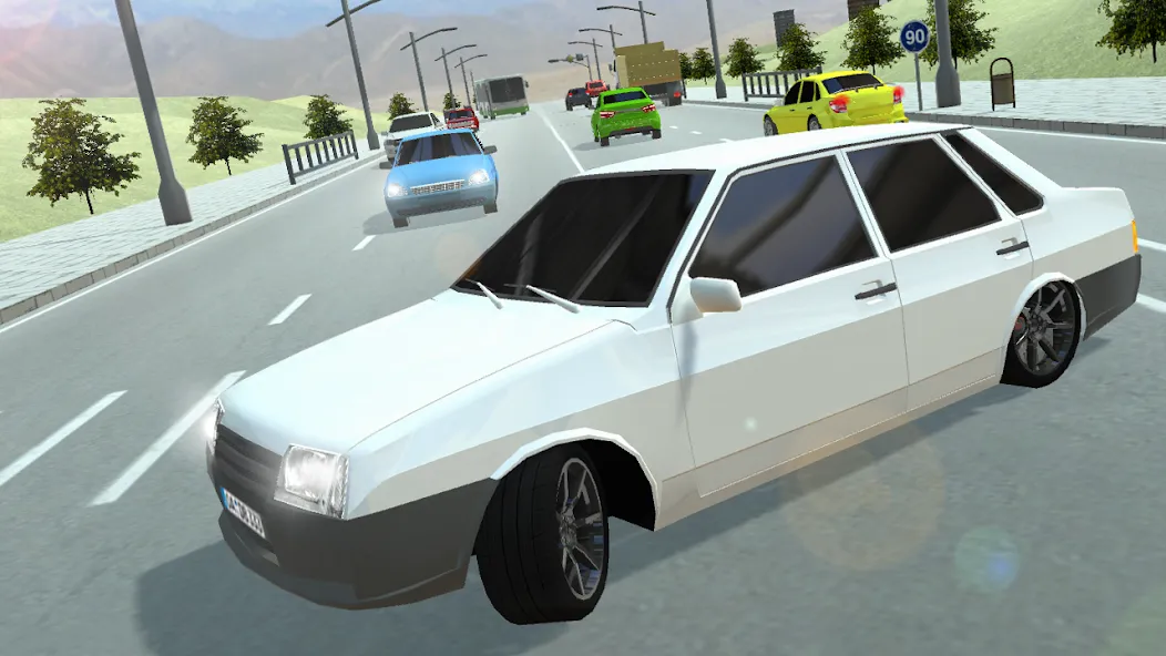 Взломанная Russian Cars: 99 and 9 in City  [МОД Все открыто] — стабильная версия apk на Андроид screen 3