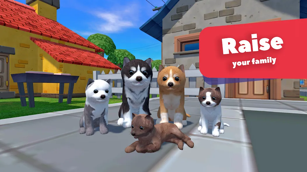 Скачать взломанную Dog Simulator — Animal Life  [МОД Много монет] — полная версия apk на Андроид screen 1