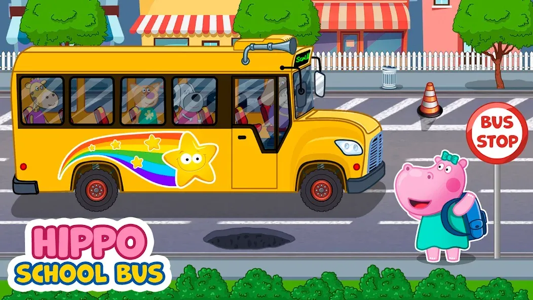 Взлом Kids School Bus Adventure  [МОД Menu] — последняя версия apk на Андроид screen 1