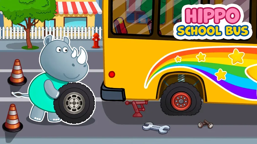 Взлом Kids School Bus Adventure  [МОД Menu] — последняя версия apk на Андроид screen 4