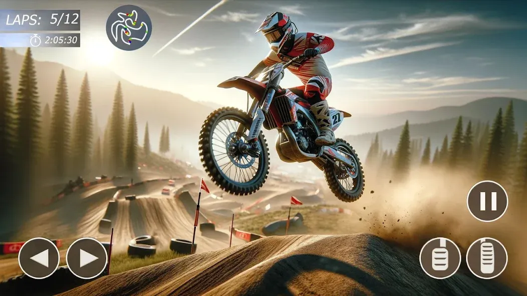 Скачать взлом MX Bikes: Motocross Dirt bikes  [МОД Бесконечные деньги] — полная версия apk на Андроид screen 1