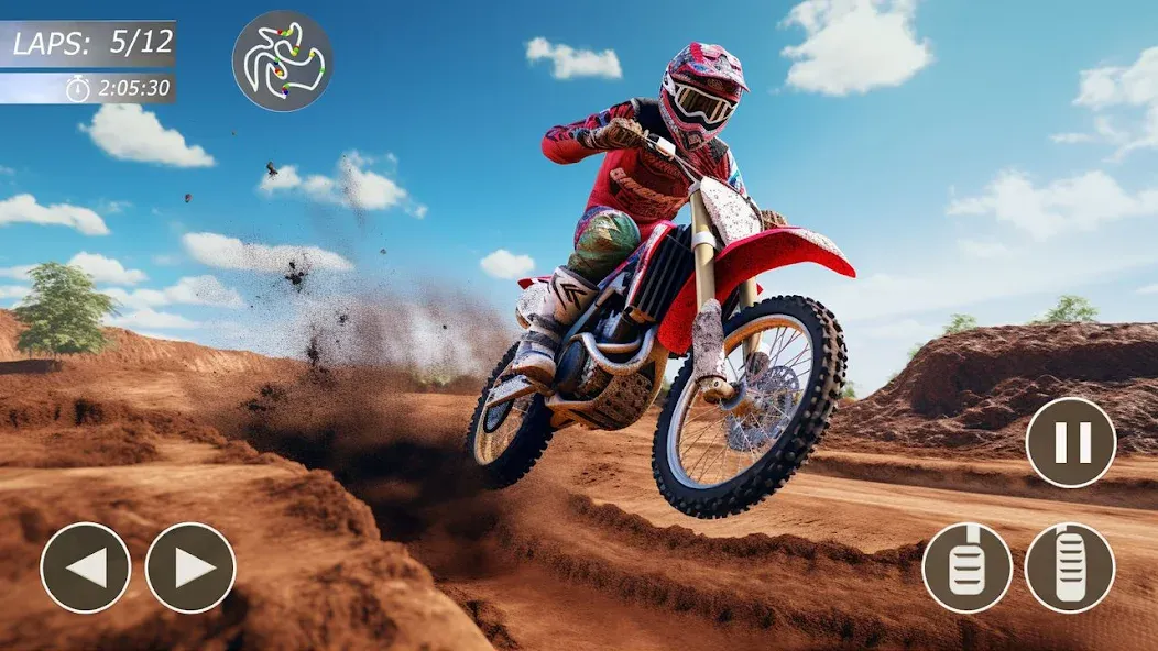 Скачать взлом MX Bikes: Motocross Dirt bikes  [МОД Бесконечные деньги] — полная версия apk на Андроид screen 2