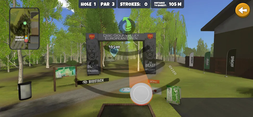 Взломанная Disc Golf Valley (Диск Гольф Вэлли)  [МОД Menu] — полная версия apk на Андроид screen 1