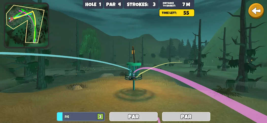 Взломанная Disc Golf Valley (Диск Гольф Вэлли)  [МОД Menu] — полная версия apk на Андроид screen 5