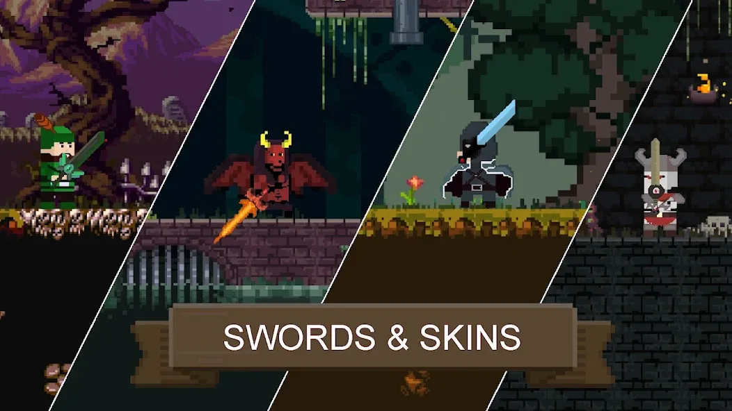 Скачать взломанную Rune Sword: Action Platformer (Руновый меч)  [МОД Много денег] — стабильная версия apk на Андроид screen 5