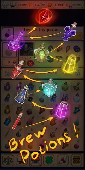 Скачать взлом Potion shop: Alchemy Simulator (Пошоп)  [МОД Много монет] — стабильная версия apk на Андроид screen 1