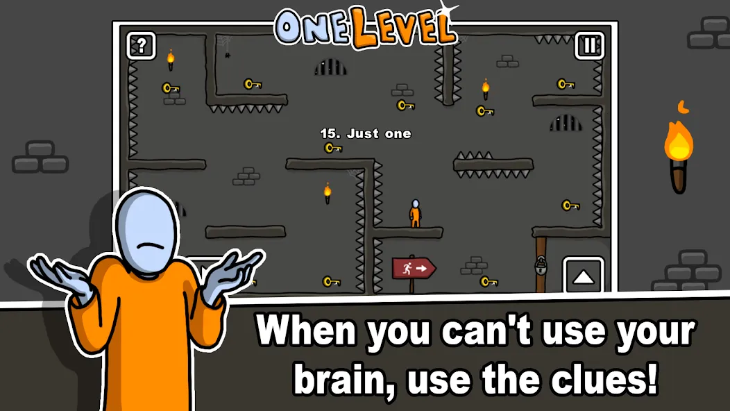 Взлом One Level: Stickman Jailbreak (Уан Левел)  [МОД Много монет] — полная версия apk на Андроид screen 5