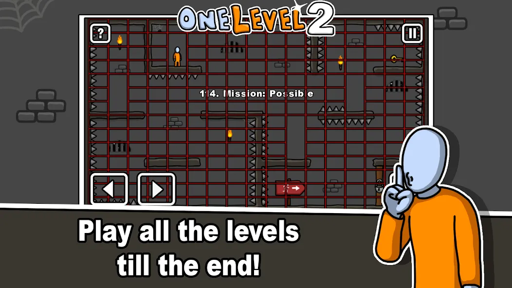 Взлом One Level 2 Stickman Jailbreak (Уан Левел 2)  [МОД Бесконечные монеты] — стабильная версия apk на Андроид screen 4