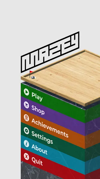 Взлом Mazey — Wooden Tilt Maze Game (Мазей)  [МОД Unlocked] — стабильная версия apk на Андроид screen 1