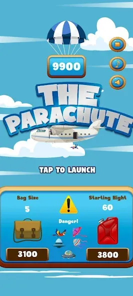 Скачать взломанную The Parachute (Зе Пэрашют)  [МОД Бесконечные деньги] — последняя версия apk на Андроид screen 1