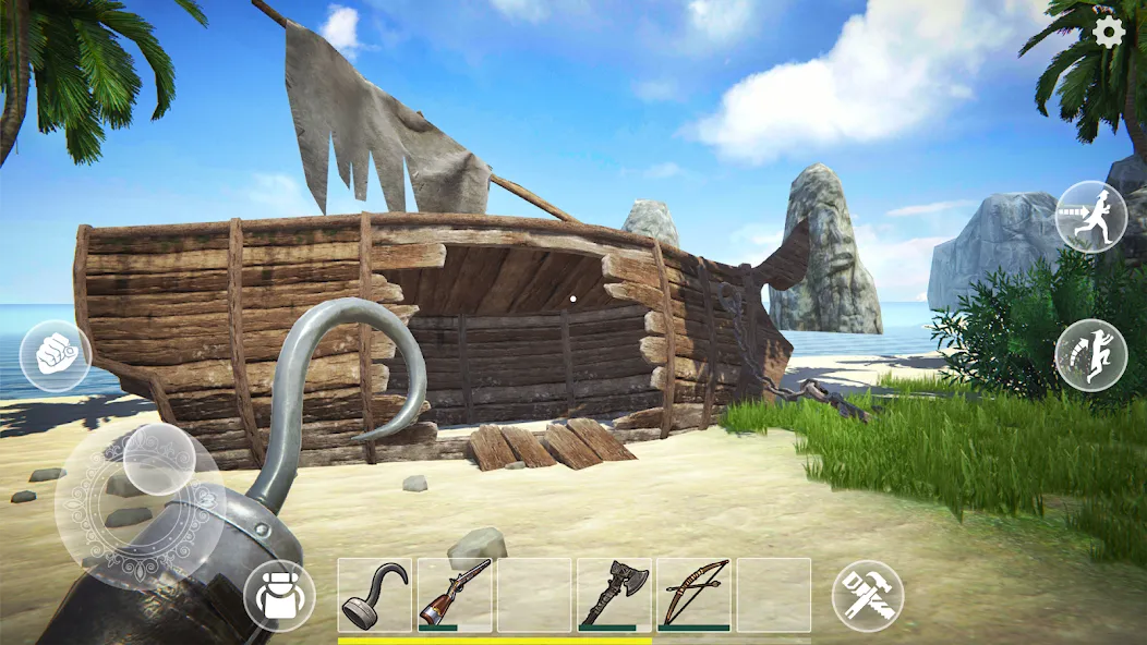 Взломанная Last Pirate: Survival Island (Ласт Пират)  [МОД Много монет] — стабильная версия apk на Андроид screen 1