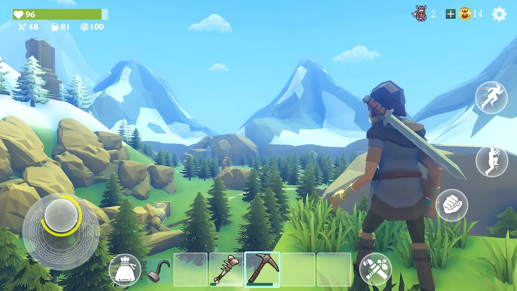 Скачать взлом Last Viking: God of Valhalla (Ласт Вайкинг)  [МОД Unlocked] — полная версия apk на Андроид screen 1