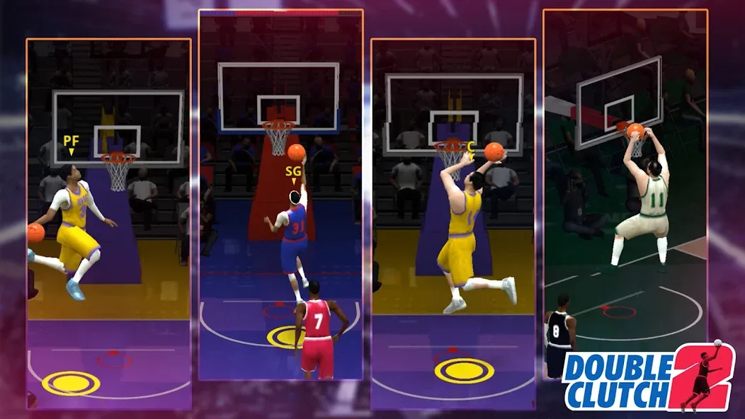 Скачать взлом DoubleClutch 2 : Basketball (ДаблКлач 2)  [МОД Menu] — полная версия apk на Андроид screen 2