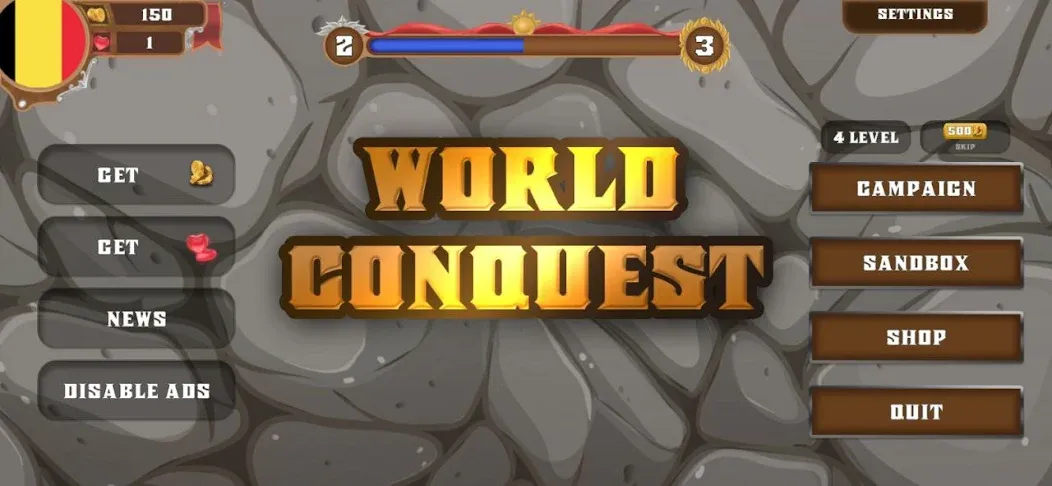 Взломанная World conquest: Europe 1812 (Всемирное завоевание)  [МОД Много денег] — полная версия apk на Андроид screen 5