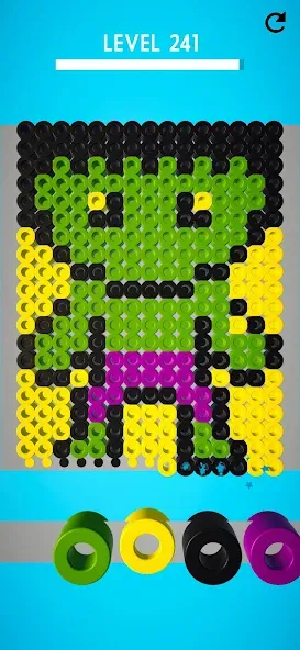 Скачать взлом Hama Beads: Colorful Puzzles (Хама бидс)  [МОД Бесконечные деньги] — полная версия apk на Андроид screen 2