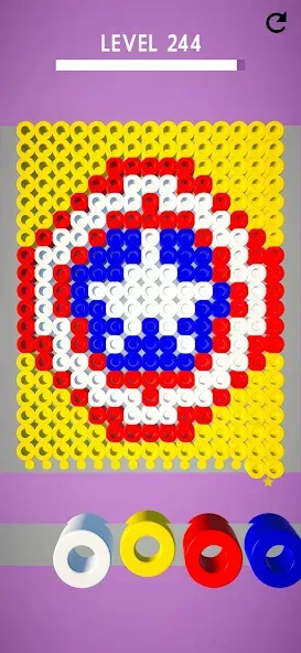 Скачать взлом Hama Beads: Colorful Puzzles (Хама бидс)  [МОД Бесконечные деньги] — полная версия apk на Андроид screen 3