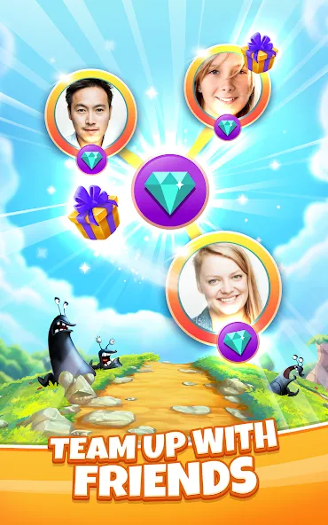 Взломанная Match 3 Game — Fiends Stars (Матч 3 Игра)  [МОД Unlocked] — полная версия apk на Андроид screen 5