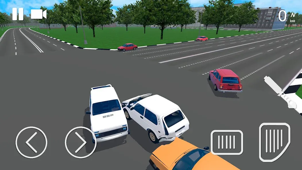 Взлом Russian Car Crash Simulator (Рашн Кар Краш Симулятор)  [МОД Бесконечные монеты] — стабильная версия apk на Андроид screen 5