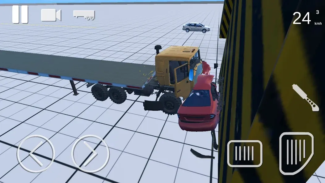 Взлом Truck Crash Simulator Accident (Симулятор ДТП с грузовиком)  [МОД Все открыто] — стабильная версия apk на Андроид screen 4