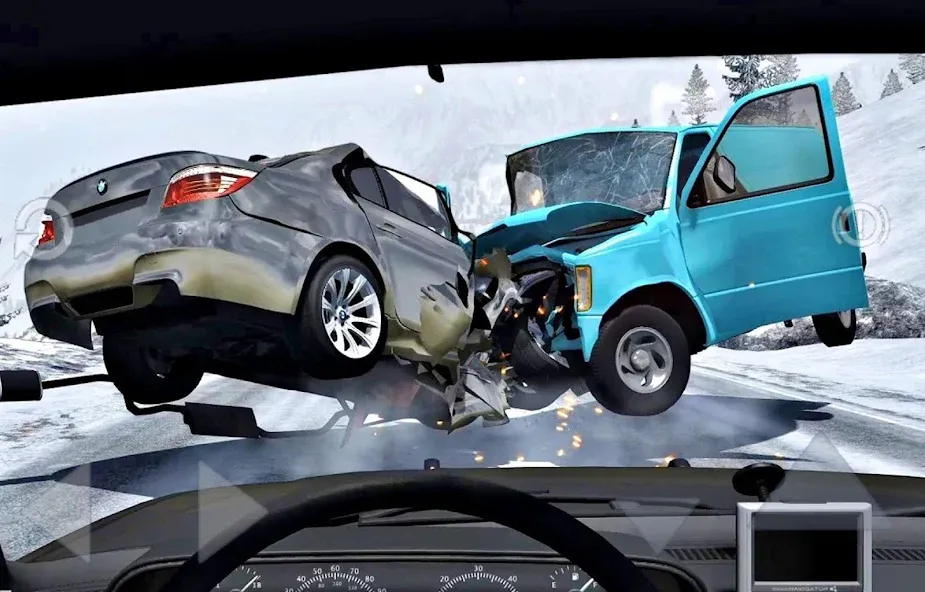 Взлом Car Crash Damage Engine Wreck (Кар Крэш Дамаг Энджин Врек)  [МОД Unlocked] — полная версия apk на Андроид screen 1