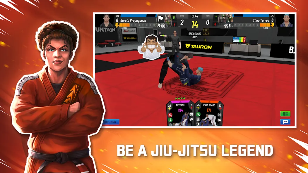 Скачать взлом BeJJ: Jiu-Jitsu Game | Beta (Бедж)  [МОД Menu] — стабильная версия apk на Андроид screen 3