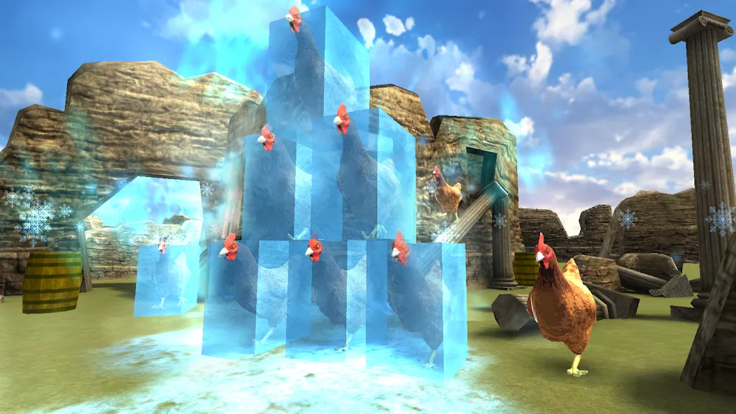 Взломанная Cluck Shot: Chicken War FPS (Клак Шот)  [МОД Меню] — стабильная версия apk на Андроид screen 3