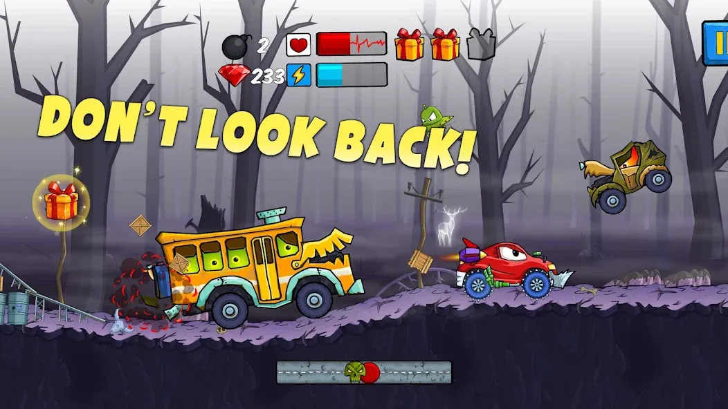 Взломанная Car Eats Car — Apocalypse Race (Кар Итс Кар)  [МОД Unlocked] — последняя версия apk на Андроид screen 2