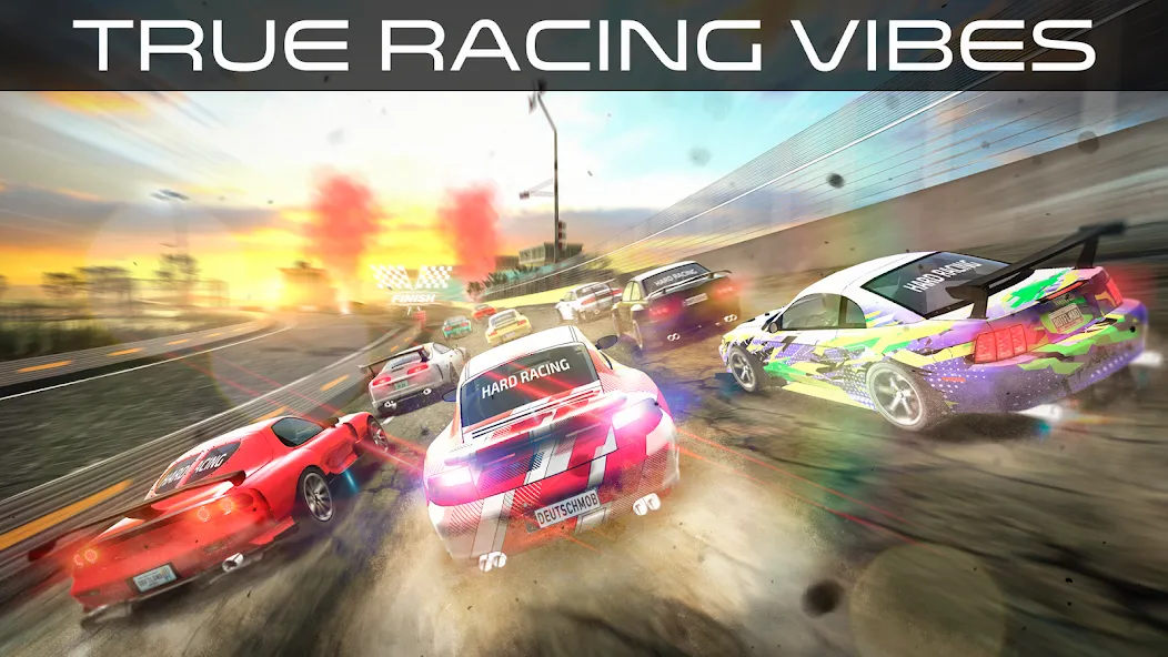 Взлом Hard Racing — Real Drag Racing (Хард Рейсинг)  [МОД Меню] — стабильная версия apk на Андроид screen 1