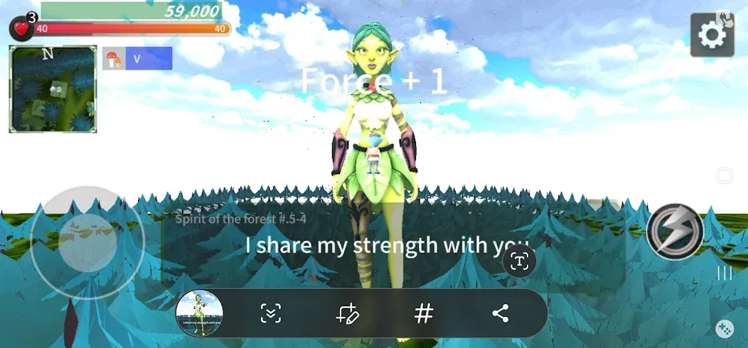 Скачать взломанную Forest Dimensions (Форест Дименшнс)  [МОД Unlimited Money] — полная версия apk на Андроид screen 2