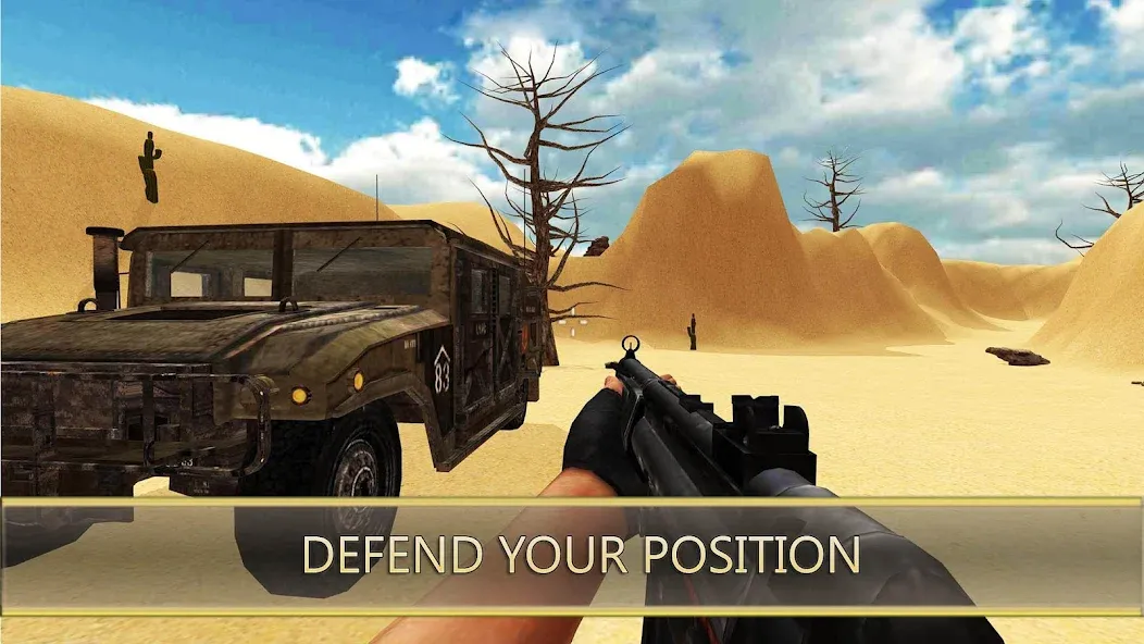 Скачать взломанную Desert Hawks: Soldier War Game  [МОД Все открыто] — полная версия apk на Андроид screen 3