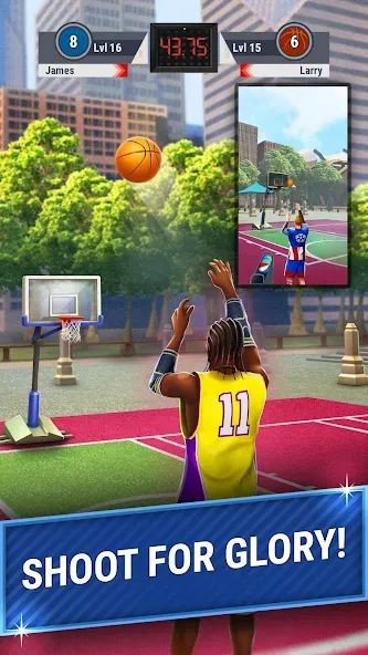 Скачать взлом 3pt Contest: Basketball Games  [МОД Unlimited Money] — полная версия apk на Андроид screen 2