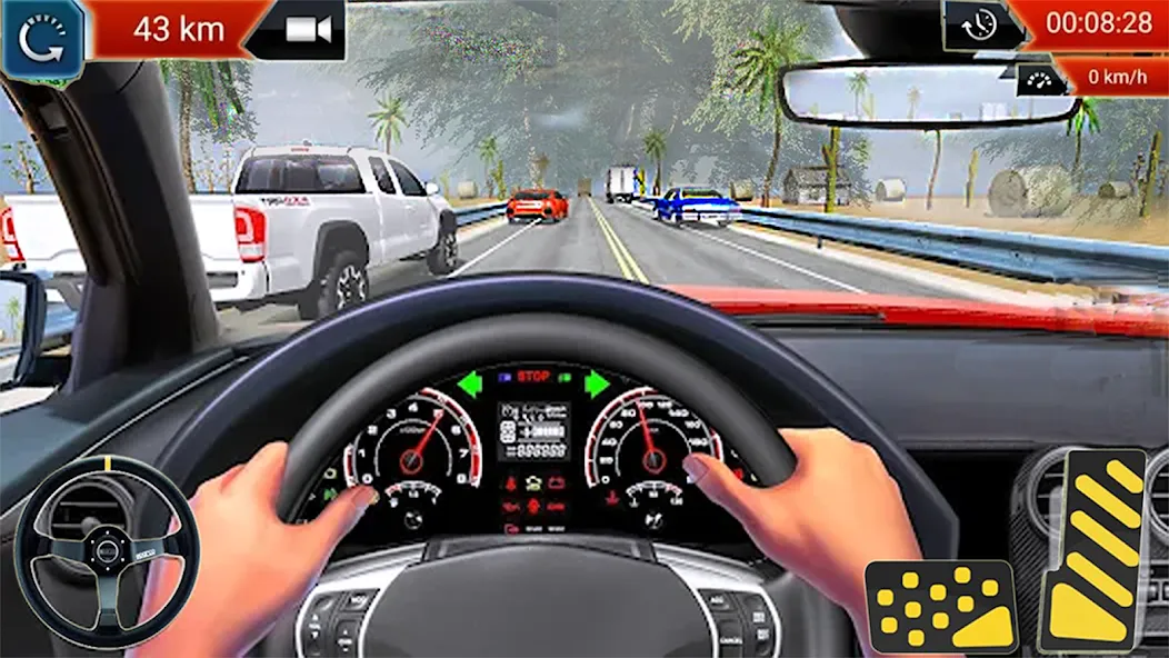 Взлом Car Highway Racing for Speed (Трафик Рейсер Трафик игры)  [МОД Много монет] — стабильная версия apk на Андроид screen 3