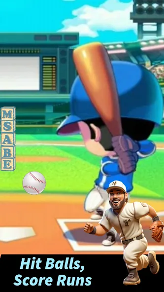 Взломанная Baseball Letter Strike Homerun  [МОД Много монет] — стабильная версия apk на Андроид screen 1