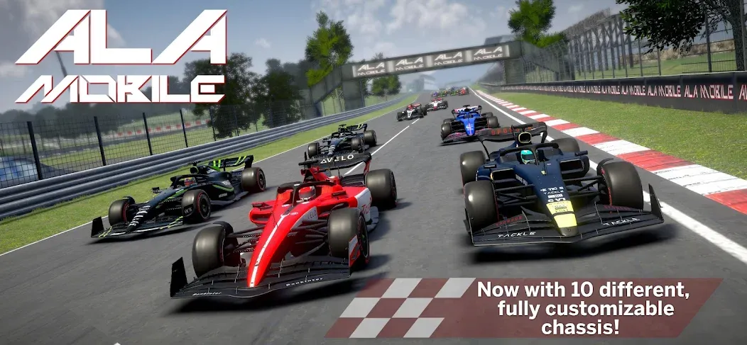 Взлом Ala Mobile GP — Formula racing (Ала Мобайл Гран При)  [МОД Много монет] — полная версия apk на Андроид screen 1