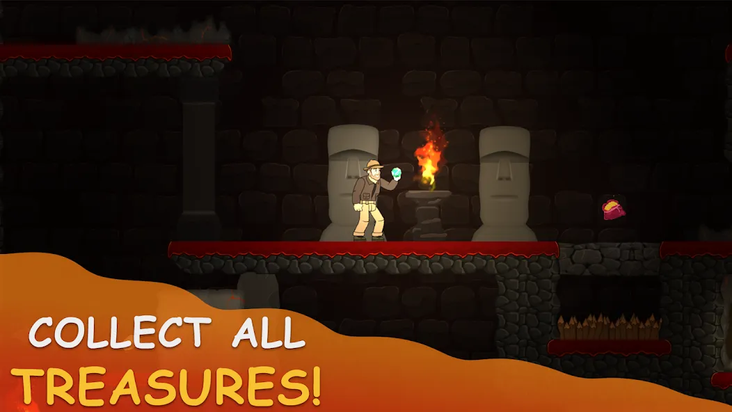 Скачать взлом Volcano Escape (Вулканическое бегство)  [МОД Меню] — последняя версия apk на Андроид screen 1