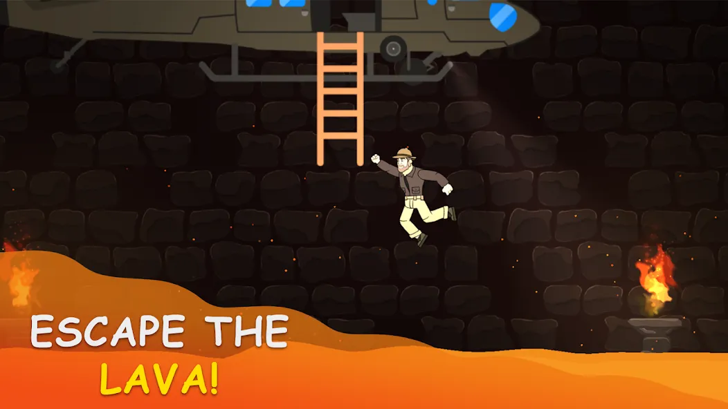 Скачать взлом Volcano Escape (Вулканическое бегство)  [МОД Меню] — последняя версия apk на Андроид screen 2