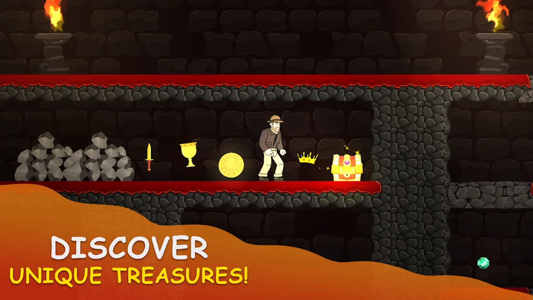 Скачать взлом Volcano Escape (Вулканическое бегство)  [МОД Меню] — последняя версия apk на Андроид screen 3