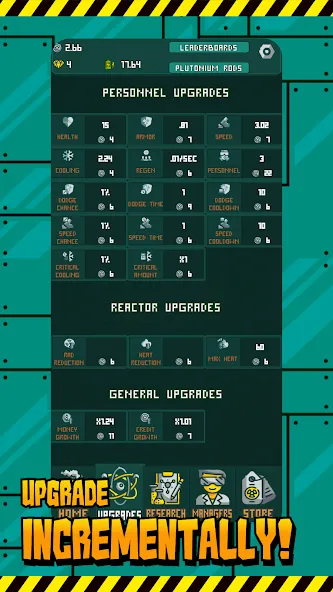 Скачать взломанную Critical — Incremental Reactor (Критикал)  [МОД Много денег] — полная версия apk на Андроид screen 3