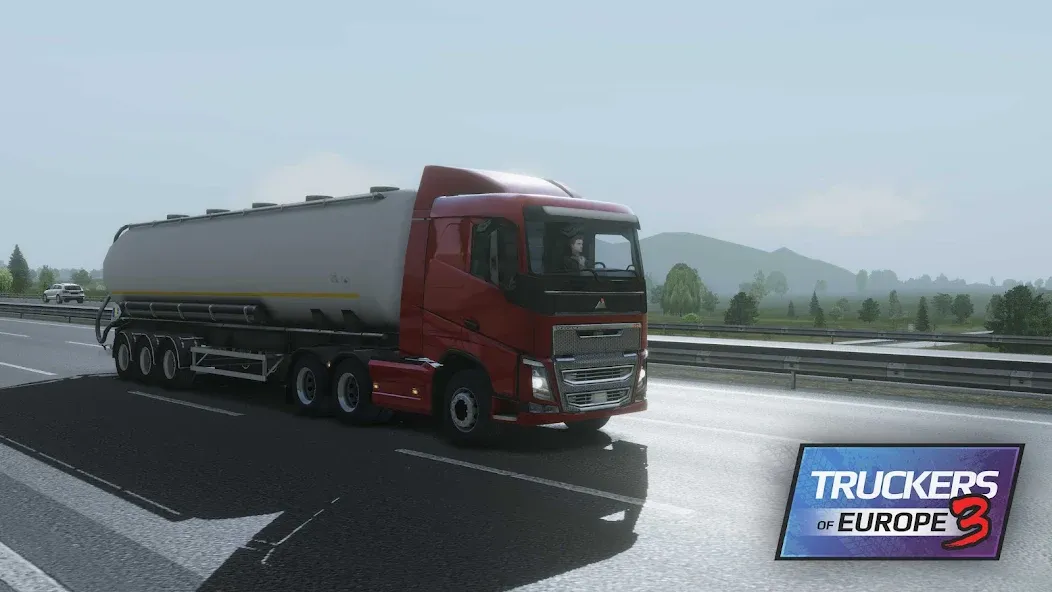 Скачать взломанную Truckers of Europe 3 (Тракеры Европы 3)  [МОД Mega Pack] — последняя версия apk на Андроид screen 1